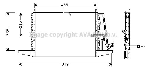 AVA QUALITY COOLING Kondensators, Gaisa kond. sistēma FD5239